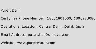 Pureit Delhi Phone Number Customer Service