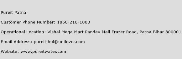 Pureit Patna Phone Number Customer Service