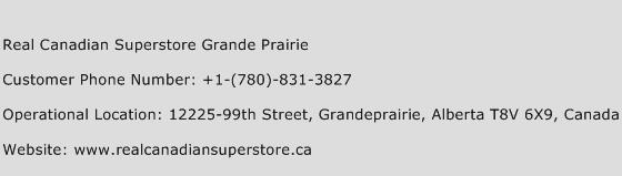 Real Canadian Superstore Grande Prairie Phone Number Customer Service
