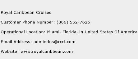 Royal Caribbean Cruises Phone Number Customer Service