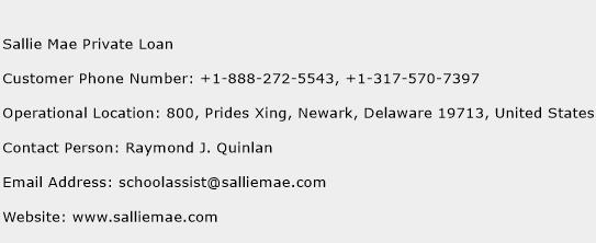 Sallie Mae Private Loan Phone Number Customer Service