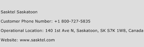 Sasktel Saskatoon Phone Number Customer Service