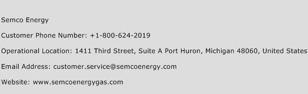 Semco Energy Phone Number Customer Service