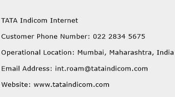 TATA Indicom Internet Phone Number Customer Service