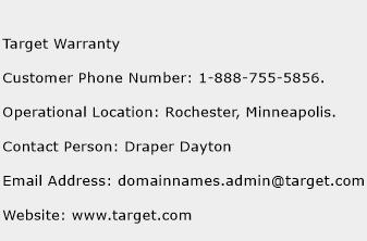 Target Warranty Phone Number Customer Service