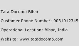 Tata Docomo Bihar Phone Number Customer Service