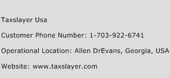 Taxslayer Usa Phone Number Customer Service