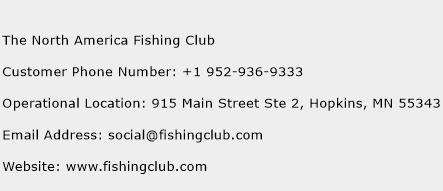 The North America Fishing Club Phone Number Customer Service