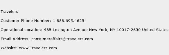 Travelers Phone Number Customer Service