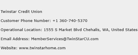 Twinstar Credit Union Phone Number Customer Service