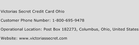Victorias Secret Credit Card Ohio Phone Number Customer Service
