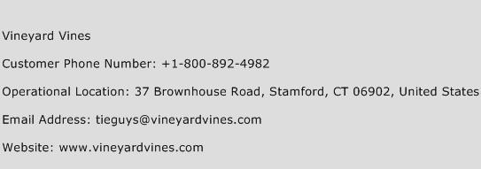 Vineyard Vines Phone Number Customer Service
