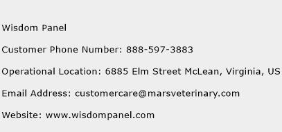 Wisdom Panel Phone Number Customer Service