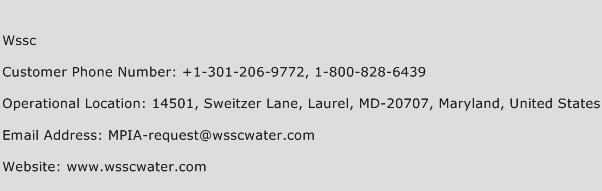 Wssc Phone Number Customer Service