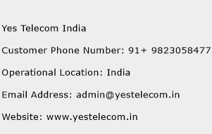 Yes Telecom India Phone Number Customer Service